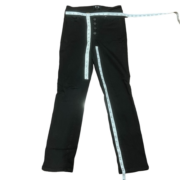 PAIGE Black Button Fly Hoxton Ankle Peg Jeans Size 27 Women’s - Picture 6 of 7